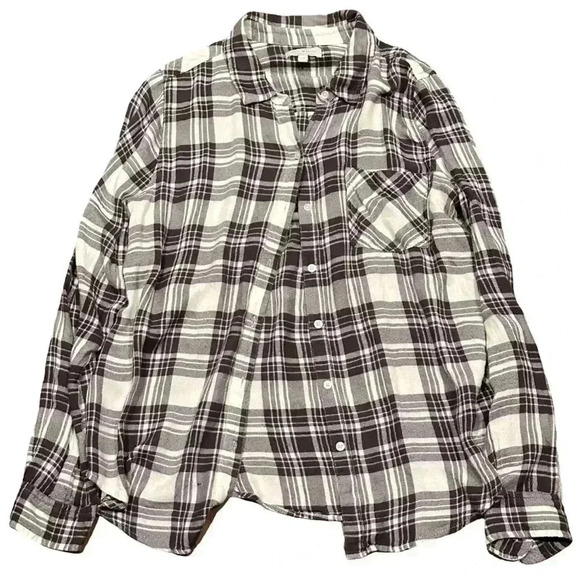 Large LUCKY BRAND Button Down Long Sleeve Top - Picture 1 of 9